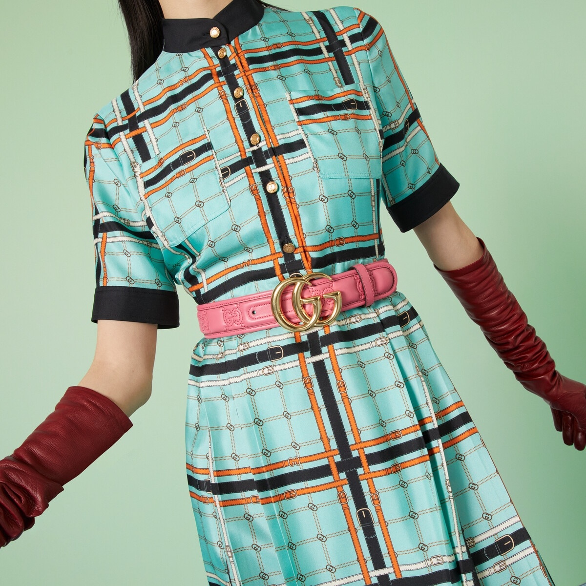 GG Marmont Matelassé wide belt - 3