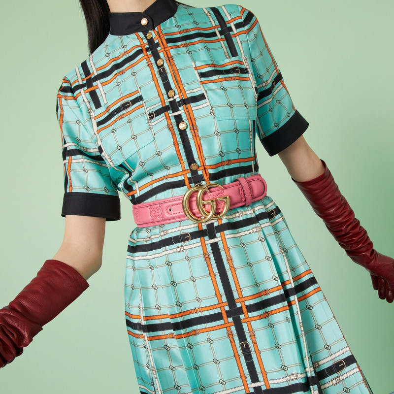 GG Marmont Matelassé wide belt 3