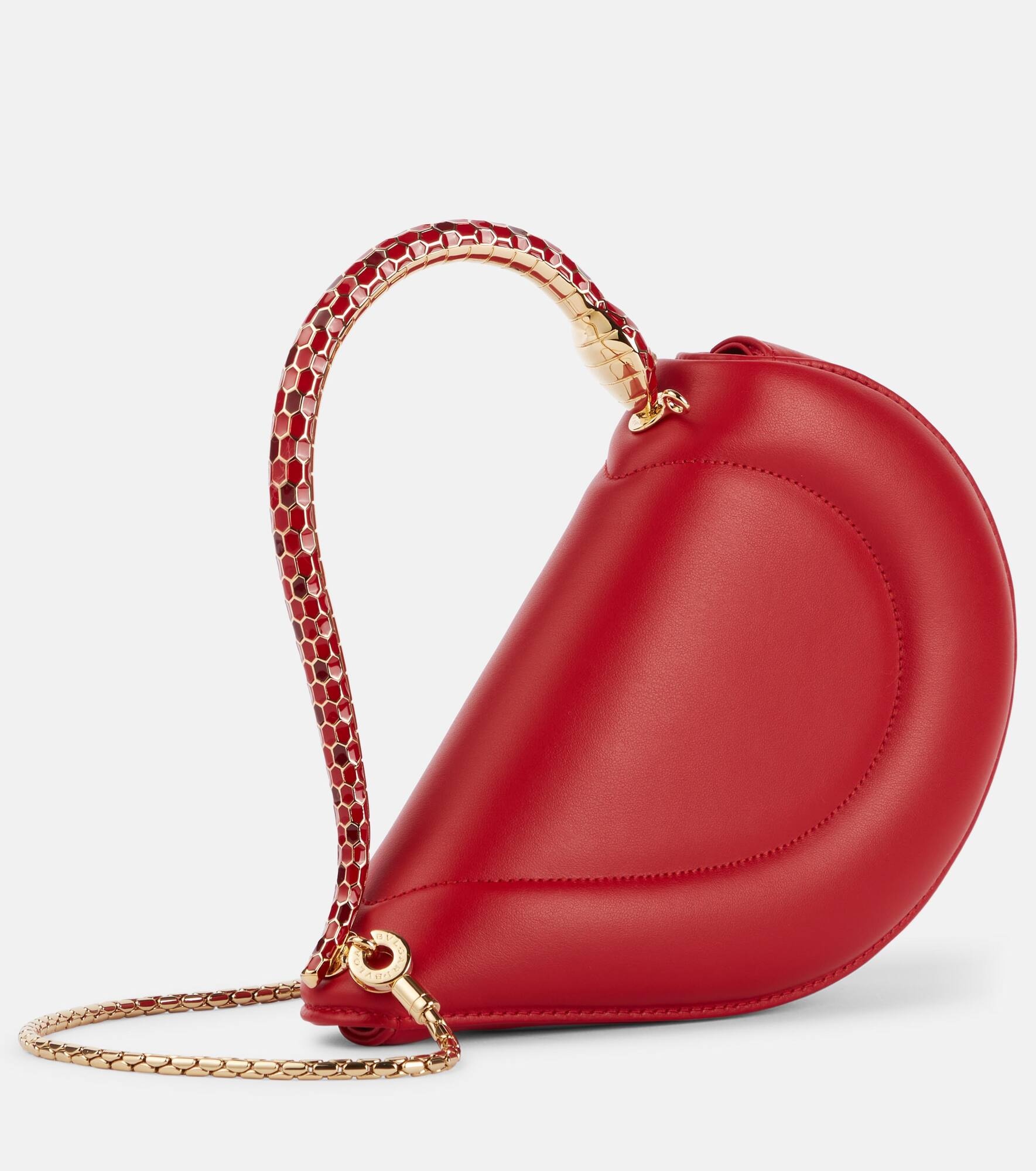 Serpenti Cuore 1968 leather shoulder bag - 4