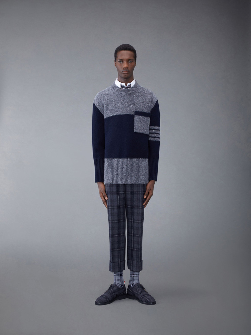 Donegal Jersey 4-Bar Oversized Crew Neck Pullover 3