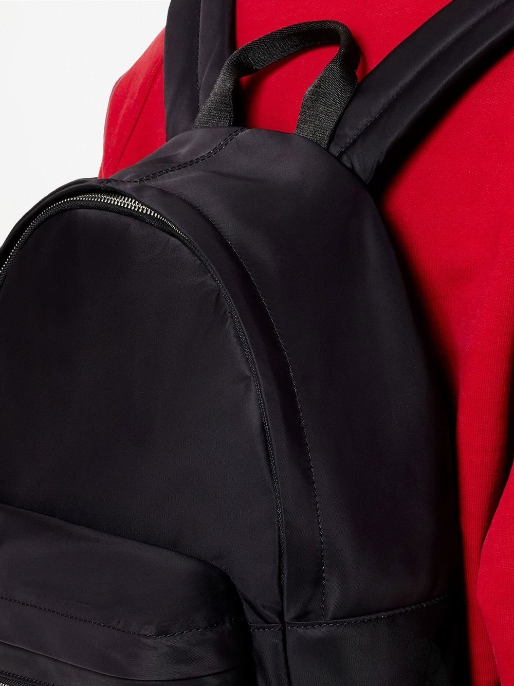 logo-plaque zip-fastening backpack - 4