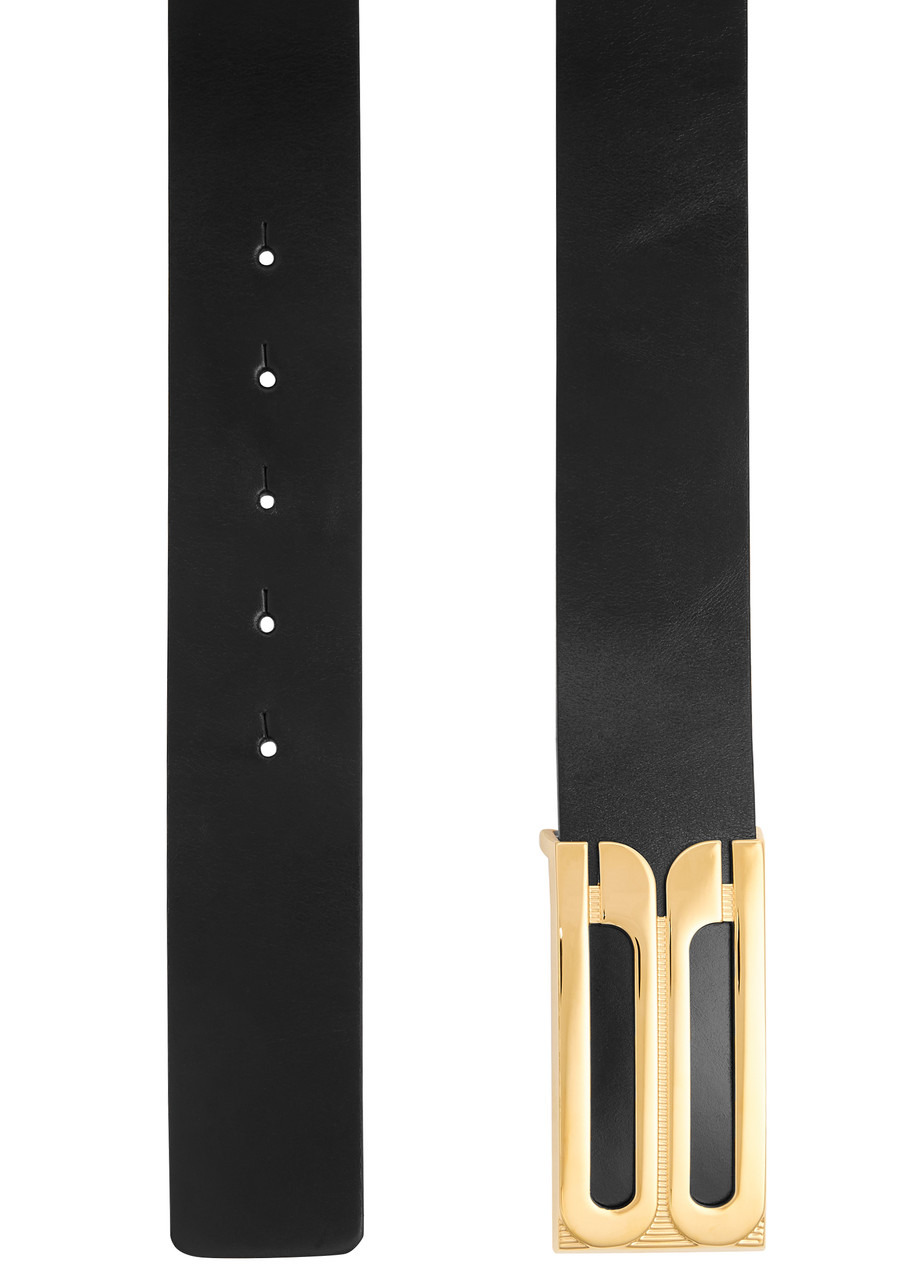 Victoria Beckham Jumbo Frame Leather Belt - 3