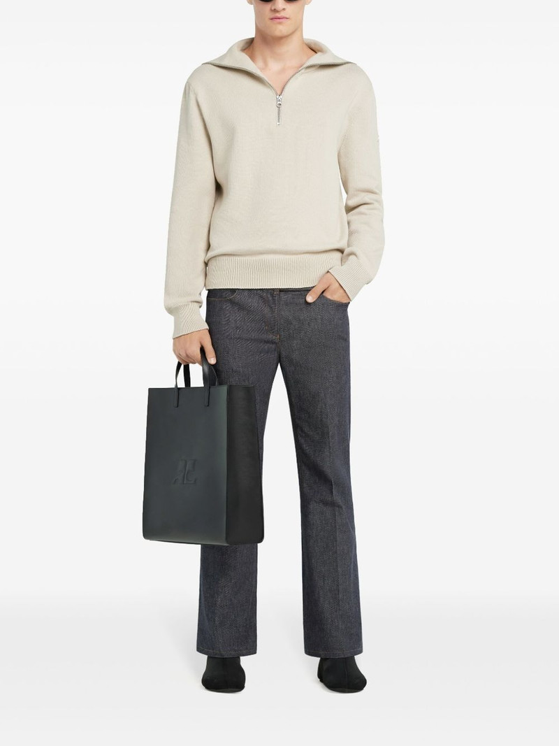 courrèges trucker sweater outlook