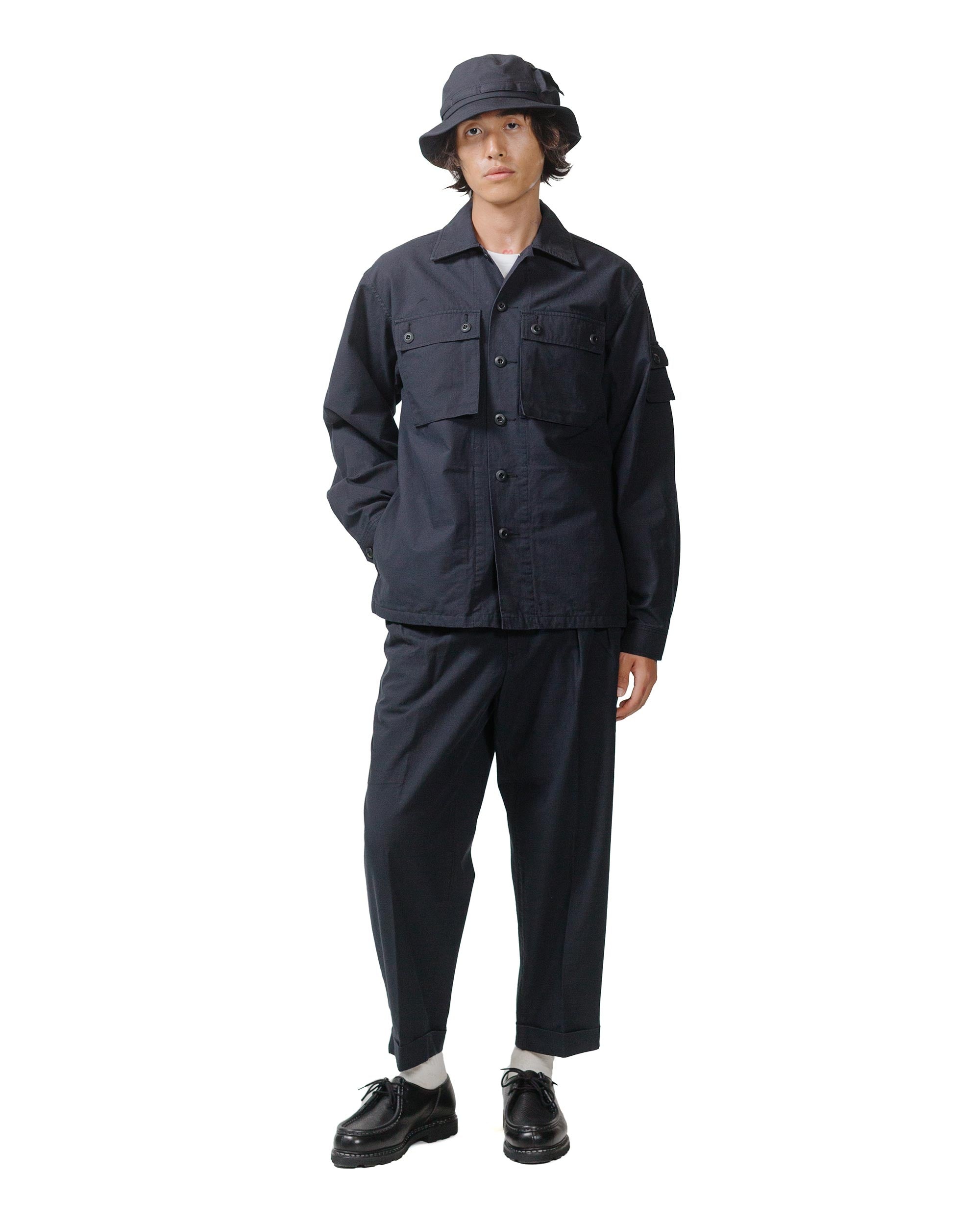 Lost & Found MIL SHT-JAC Cotton Ripstop Black - 4