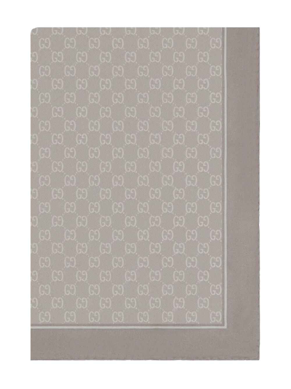 GG monogram print scarf - 2