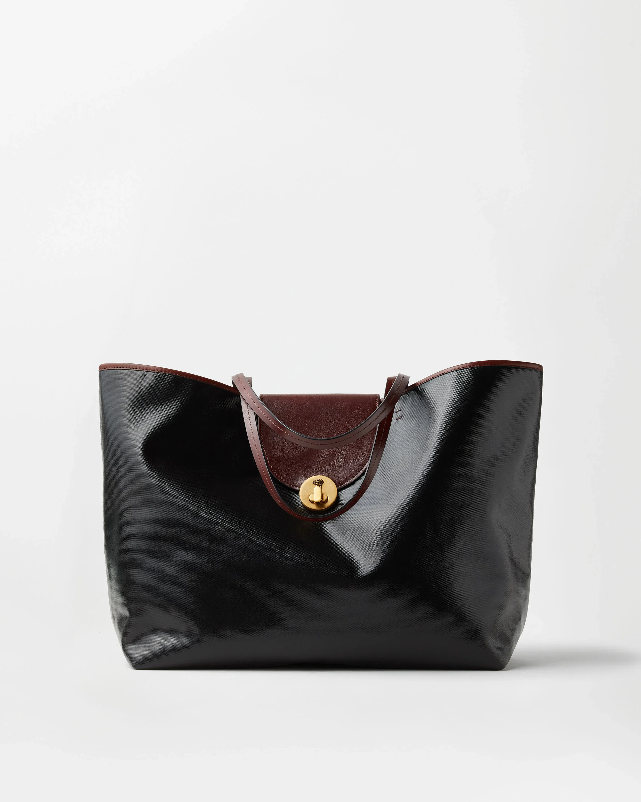 Vivian Large Coated Canvas Tote - 1