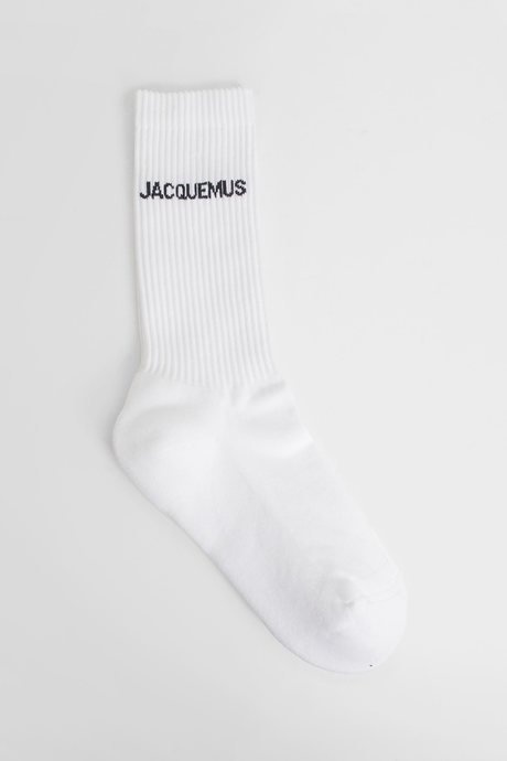 Jacquemus men's white les chaussettes jacquemus recycled cotton socks - 1