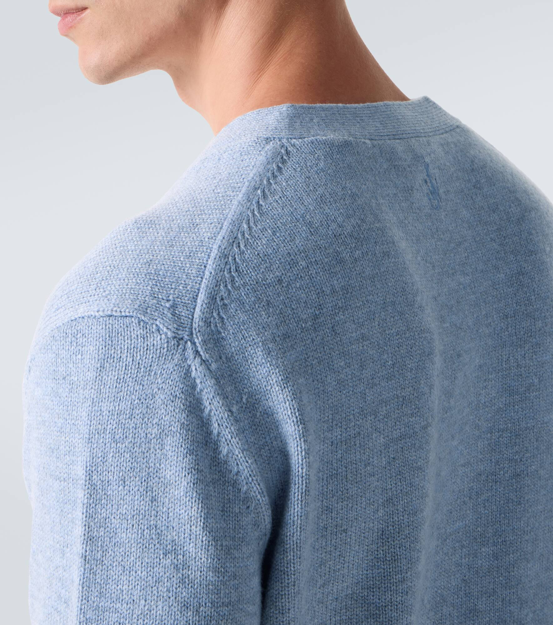 Wool and cashmere cardigan - 7