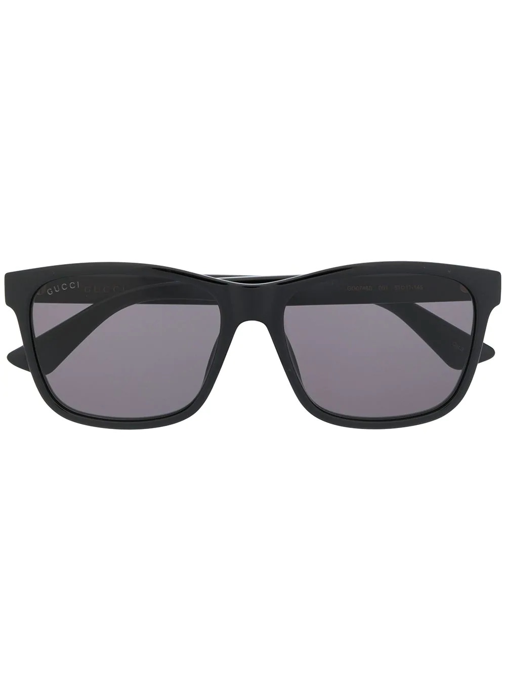 rectangular frame sunglasses - 1