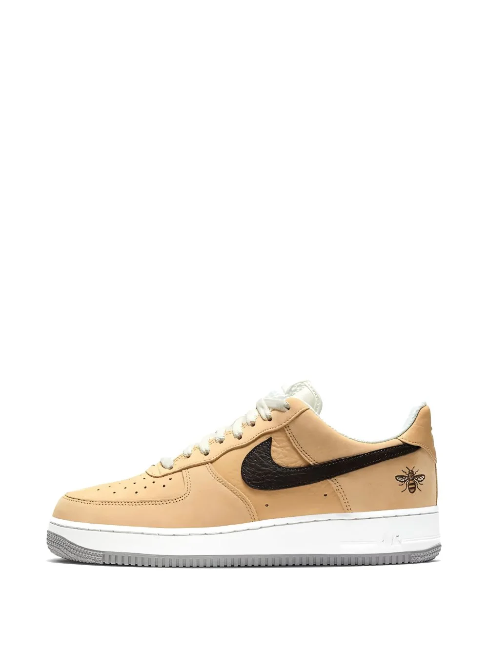 bee graphic perforated sneakers - 1