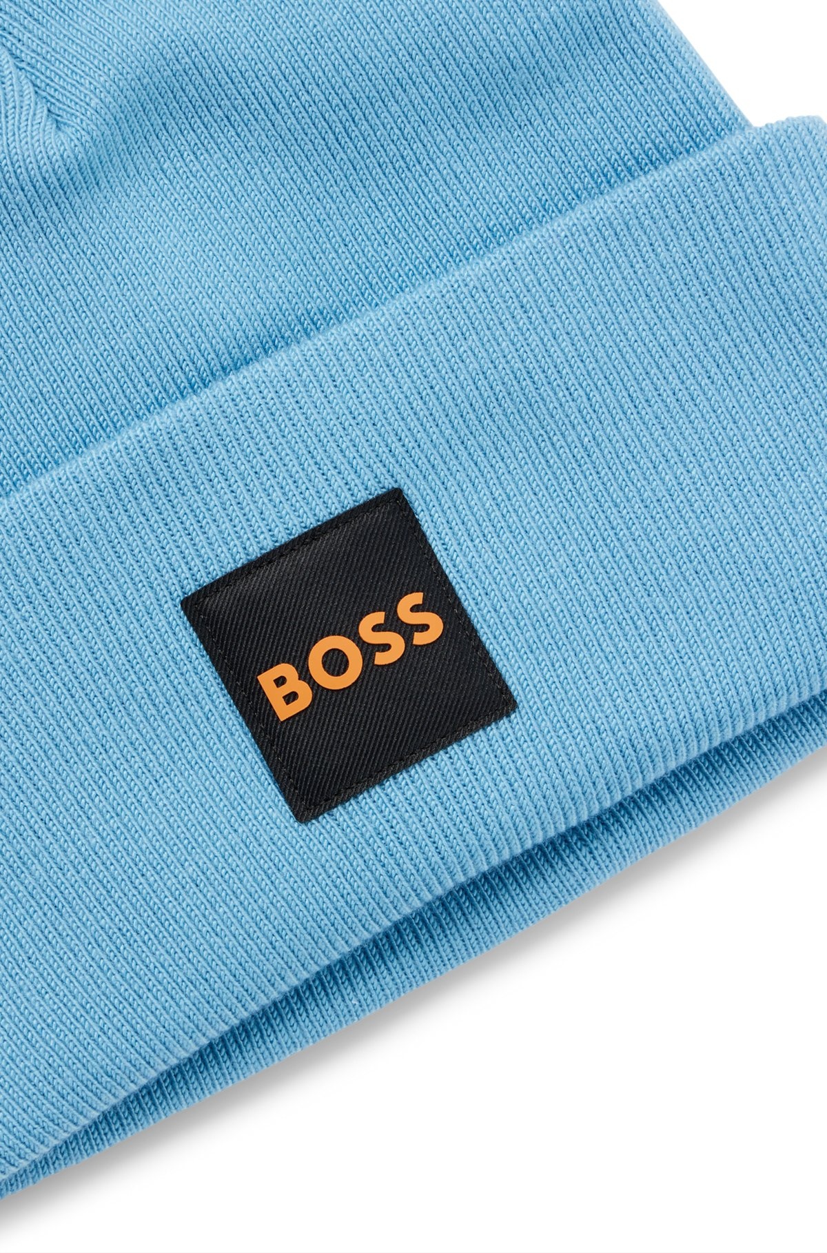 DOUBLE-LAYER BEANIE HAT WITH LOGO PATCH - 5