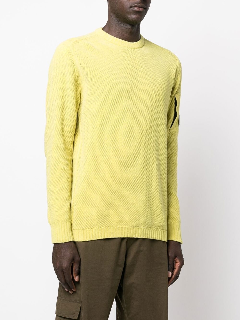 lens-detail crew-neck jumper - 3