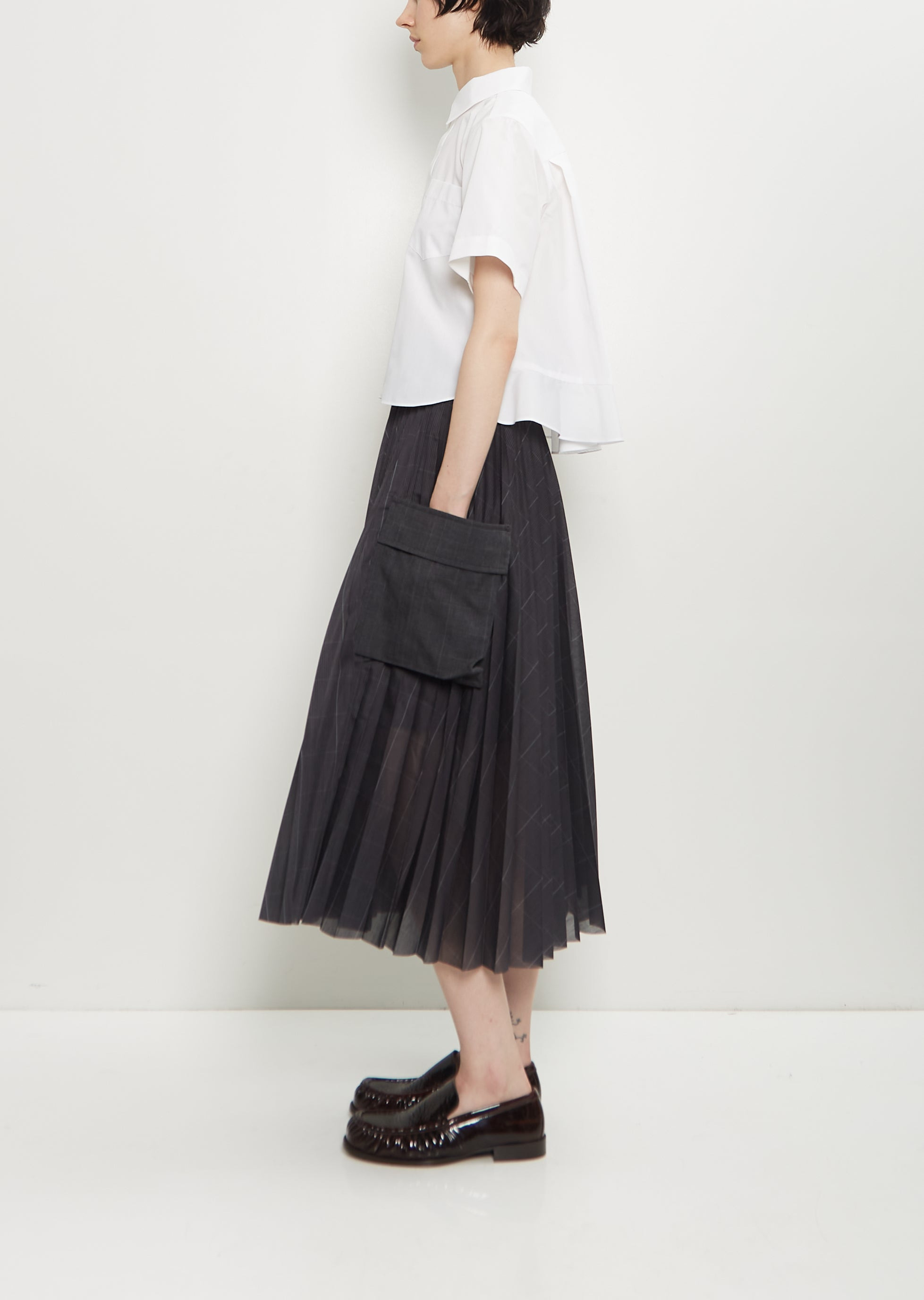 Cotton Blend Poplin Shirt - 2