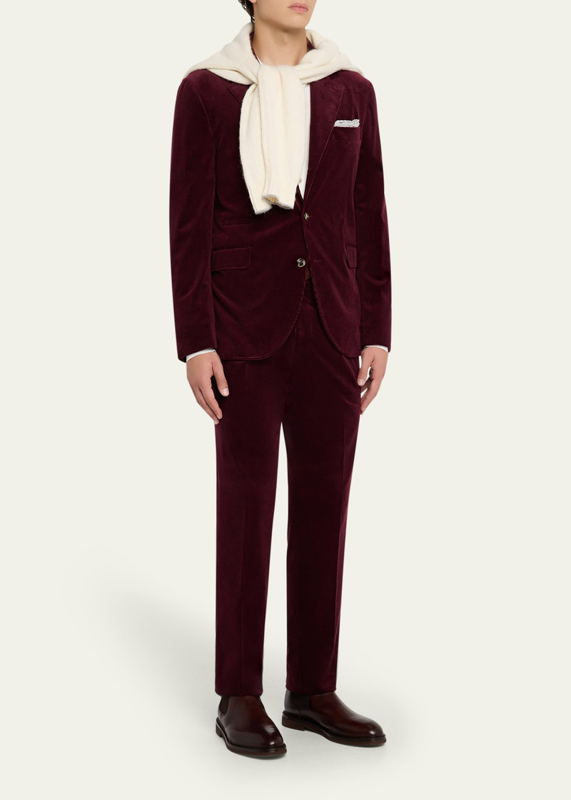 Brunello Cucinelli Men's Fine Wale Corduroy Two-Piece Suit outlook