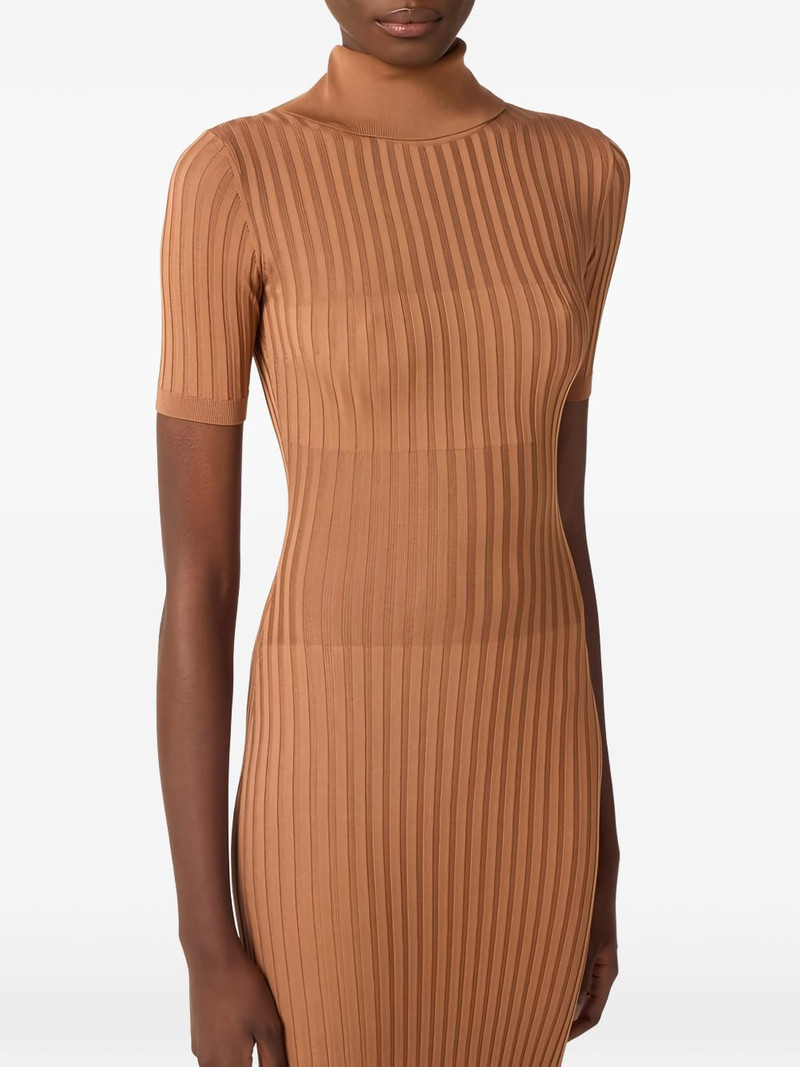 turtleneck knit midi dress 4