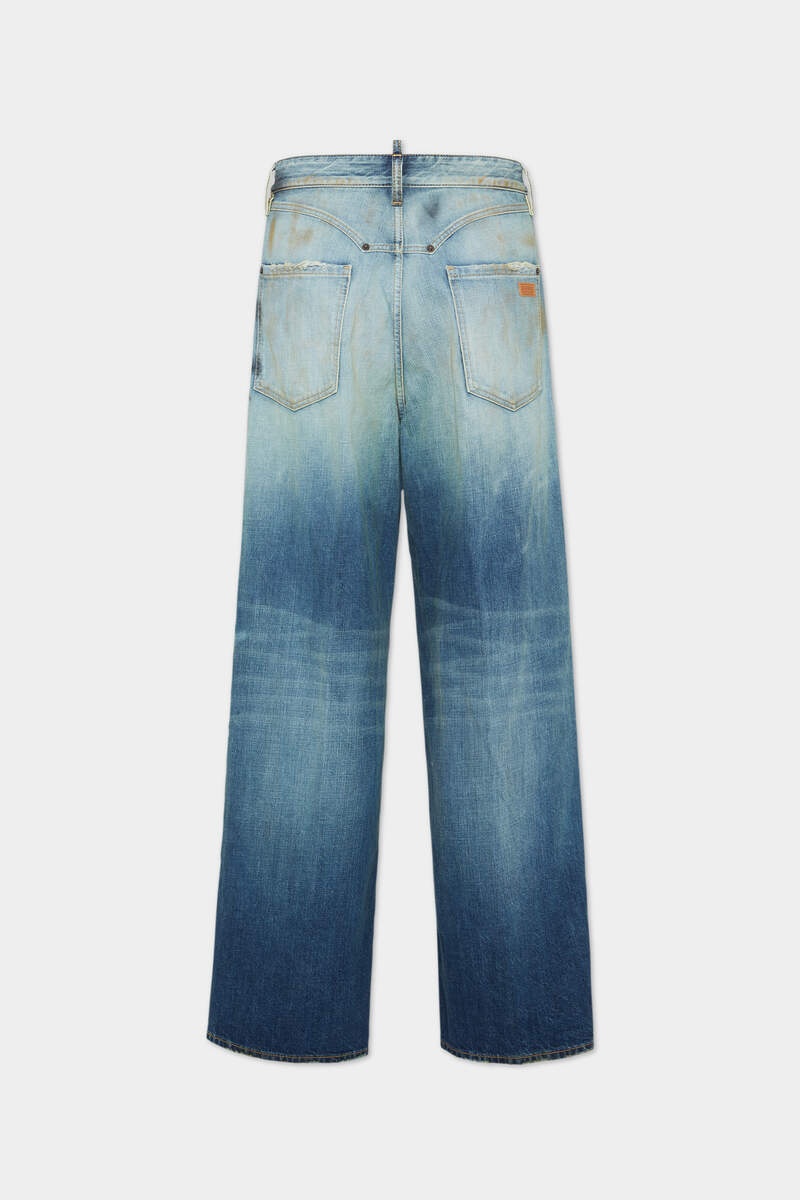 MEDIUM RUSTY NAIL WASH LOOSE JEANS - 2