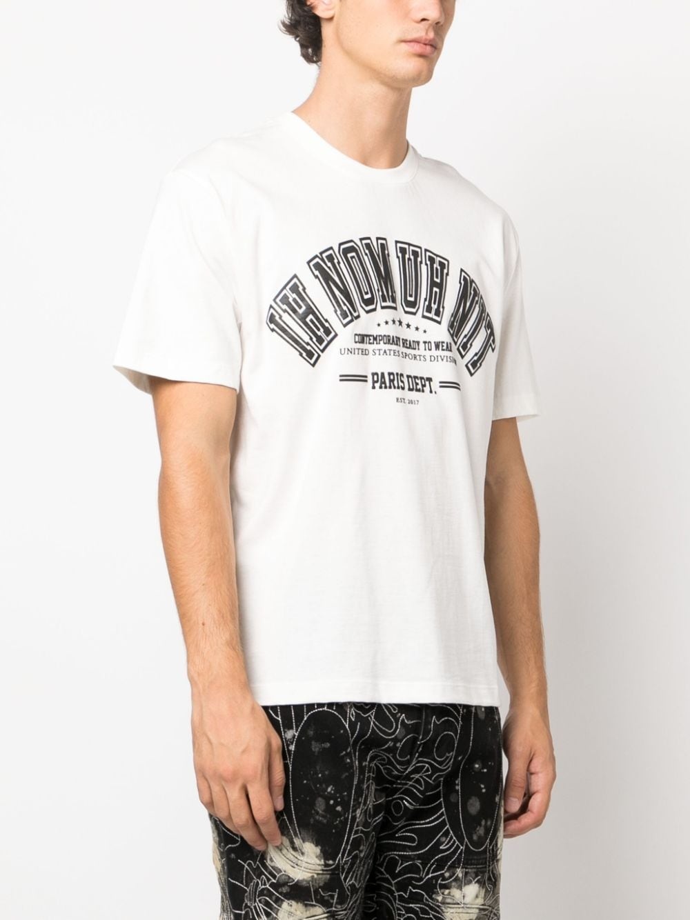 logo-print cotton T-shirt - 3