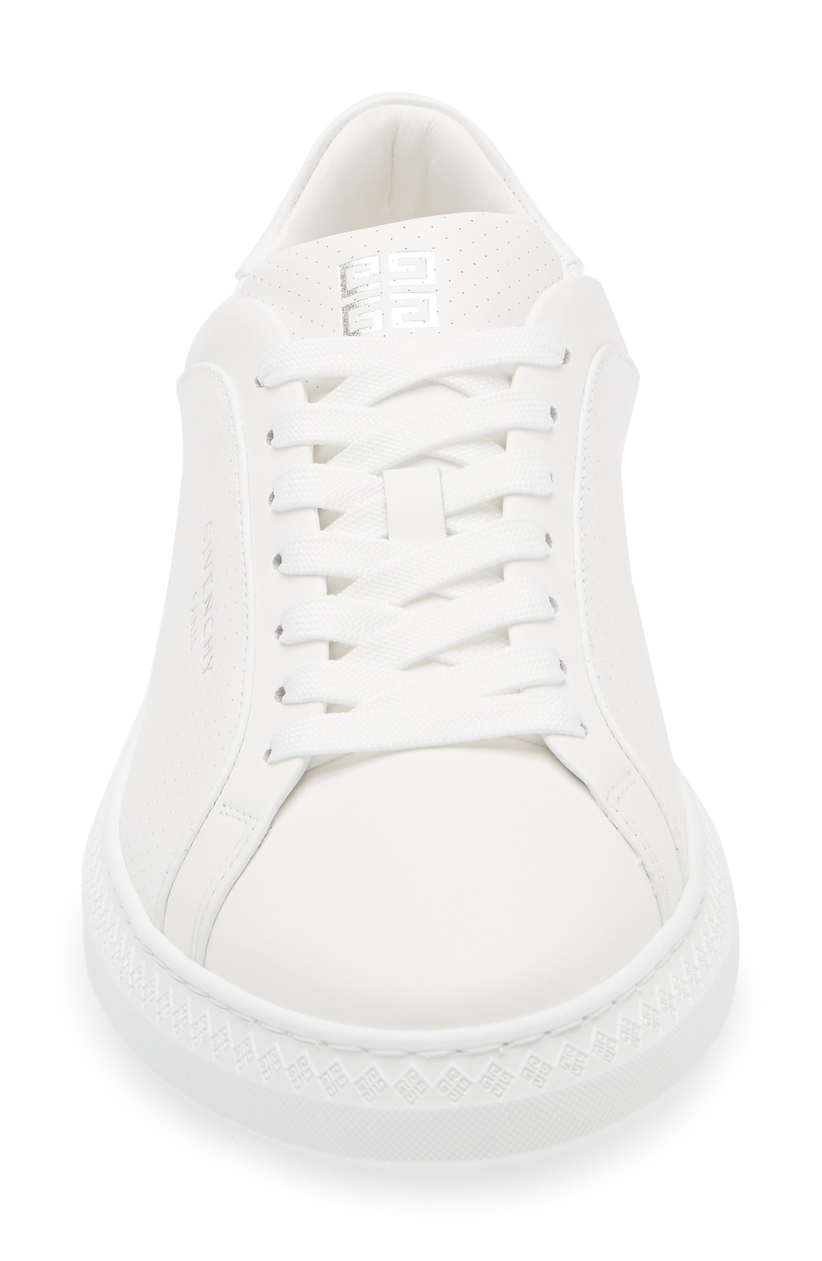 Givenchy G Set Perforated Low Top Sneaker in White at Nordstrom - 4