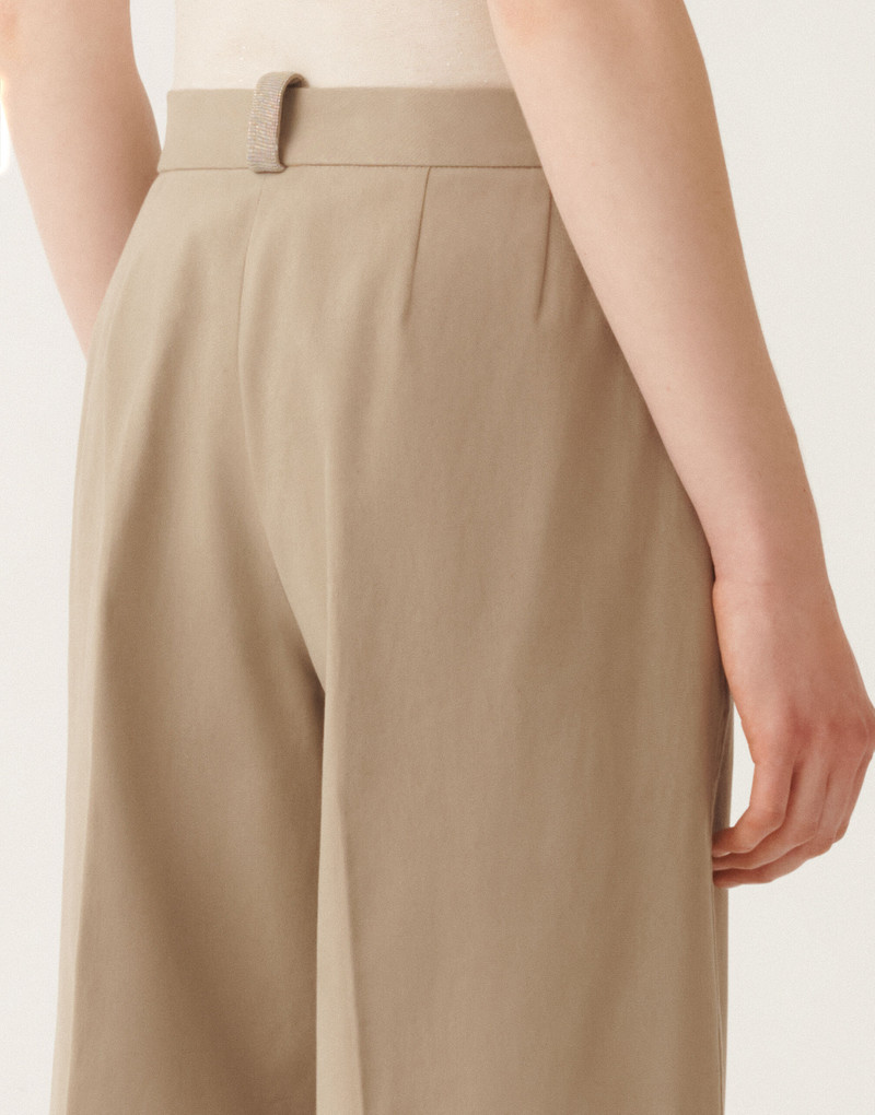 Spoleto cotton gabardine trousers 5