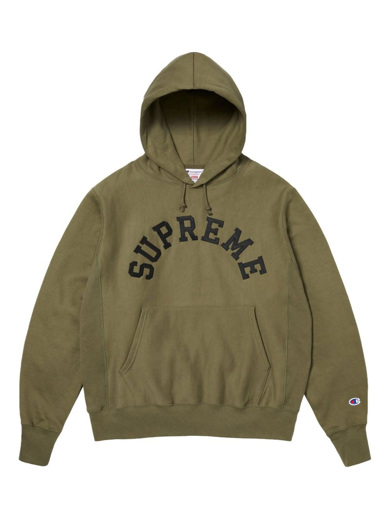 x Champion® "SS 25 - Olive" hoodie - 1