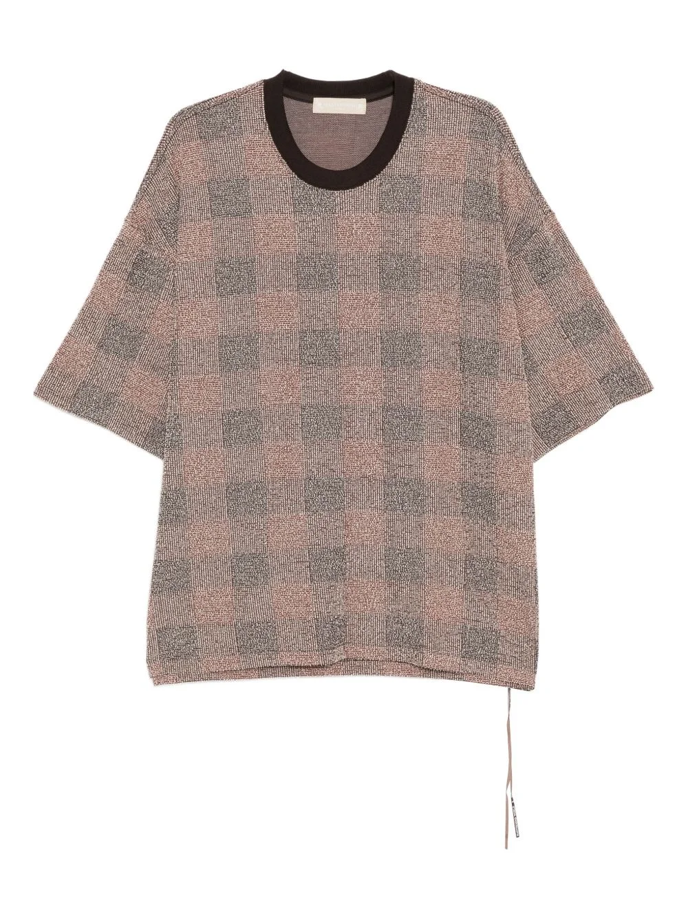 logo-embroidered T-shirt - 1