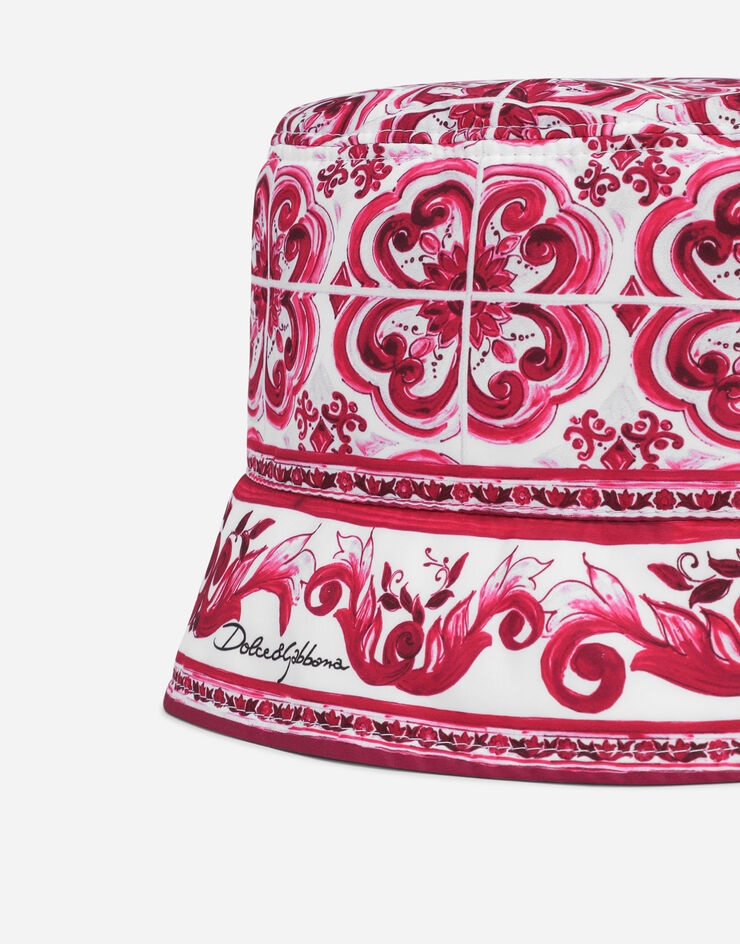Bucket hat with Majolica print - 3