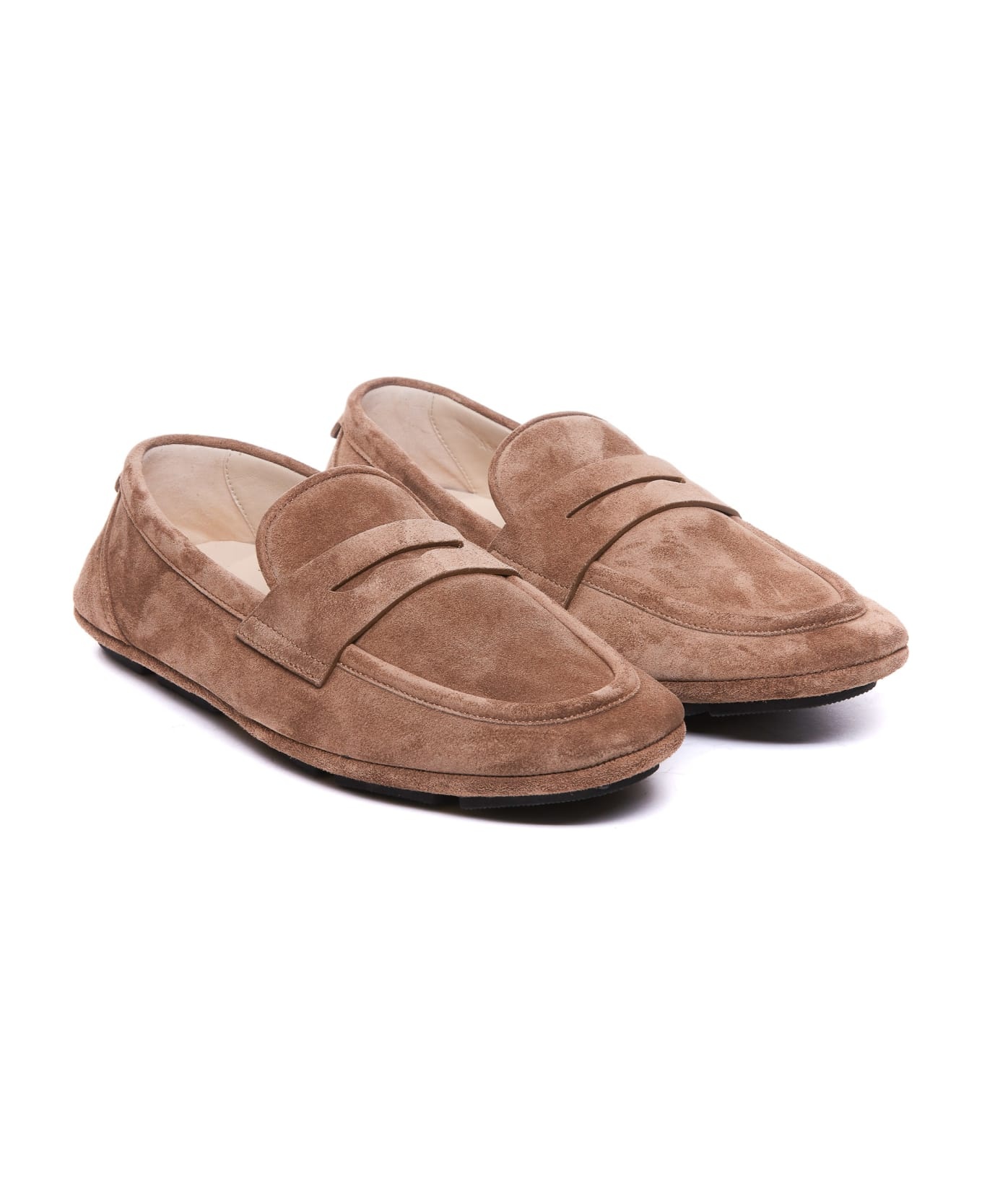 Loafers In Suede - 4