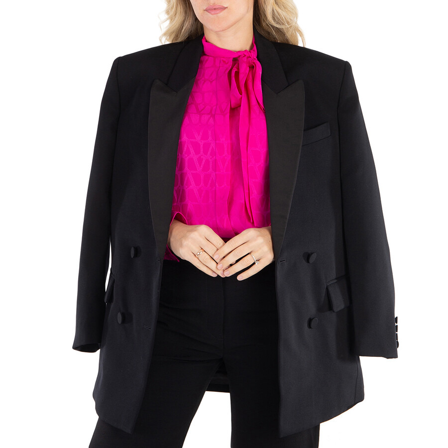 Valentino Garavani Grisaille Oversize Blazer - 3