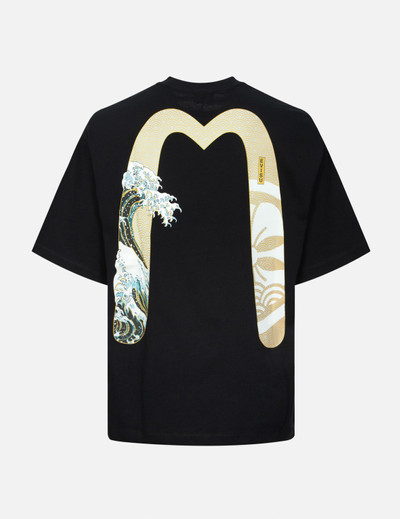 EVISU KAMON AND THE GREAT WAVE DAICOCK PRINT RELAX FIT T-SHIRT outlook