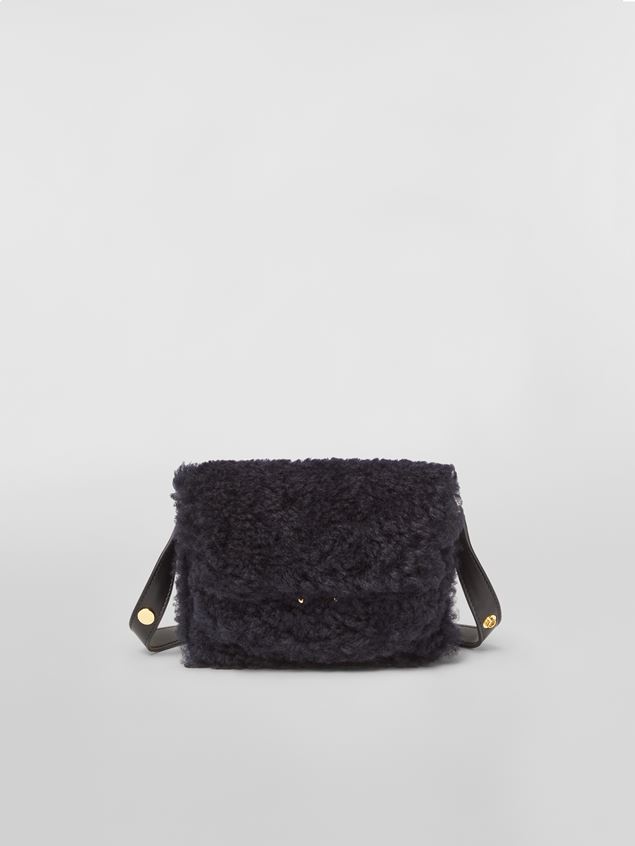 TRUNK BAG IN SHEARLING AND CALFSKIN - 1