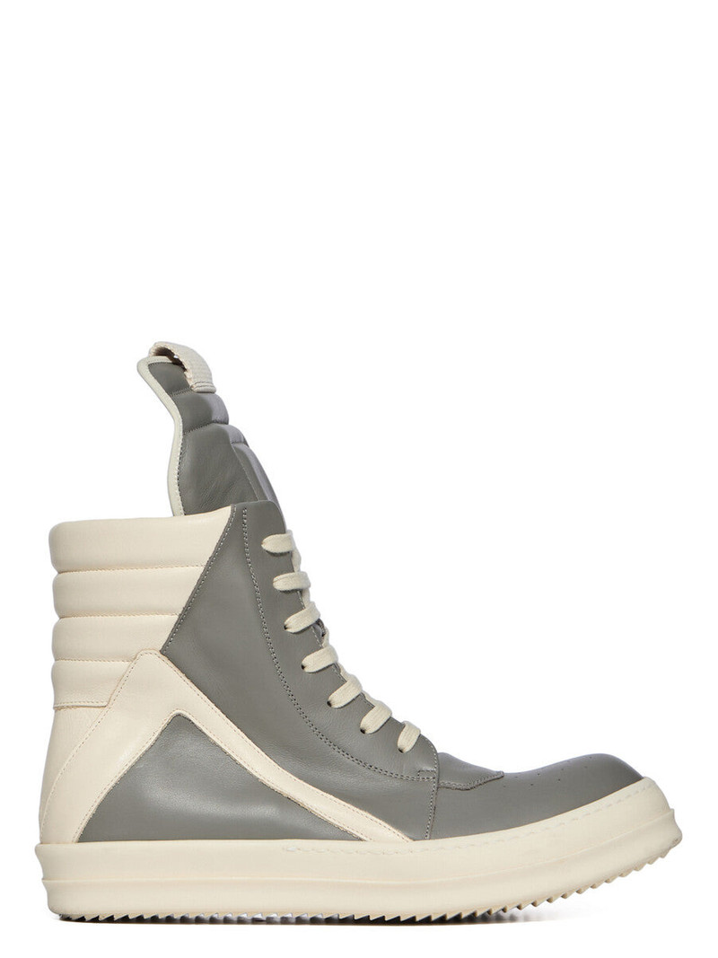 Geobasket lace-up leather sneakers 1