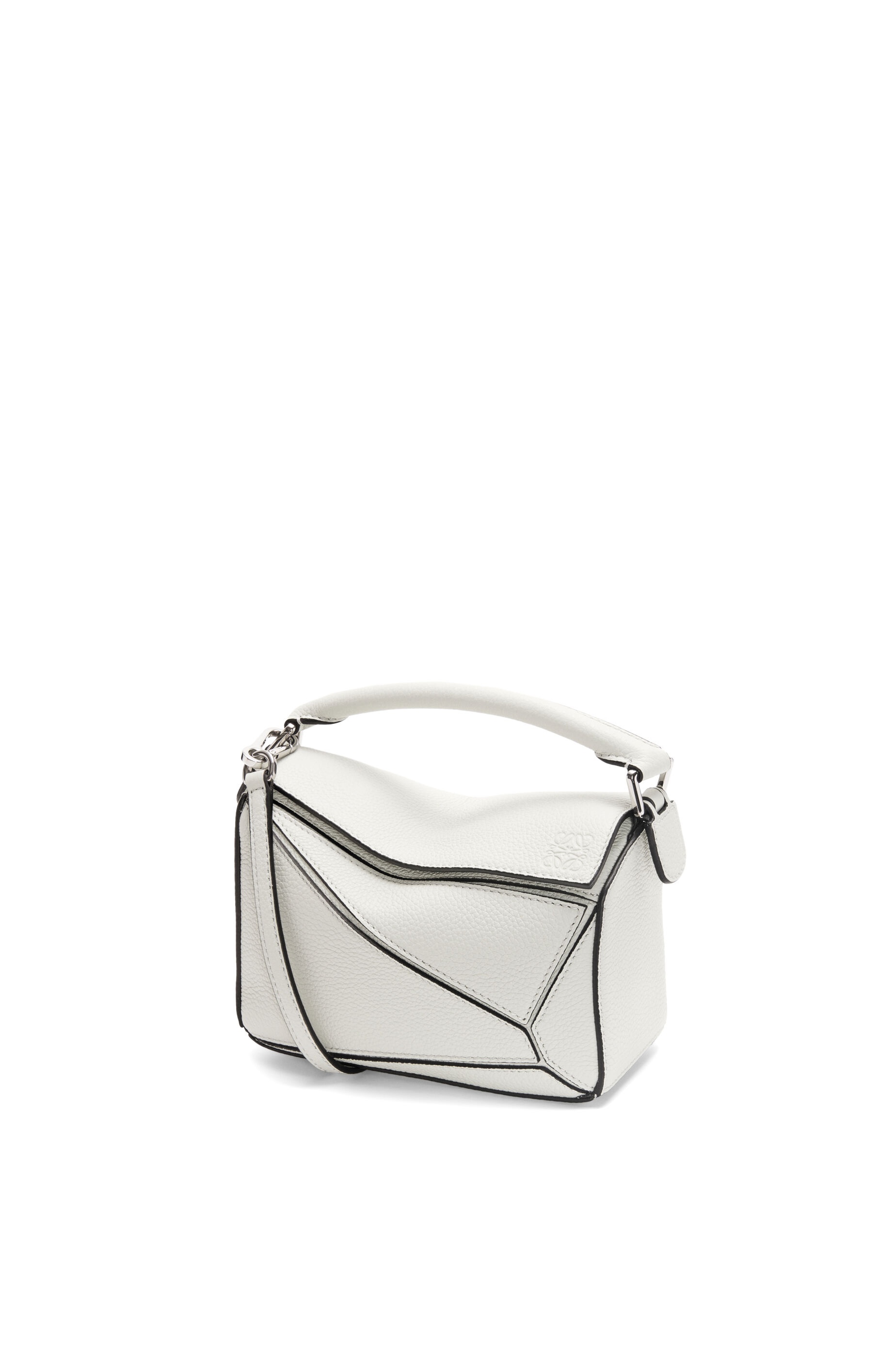Mini Puzzle bag in soft grained calfskin - 1