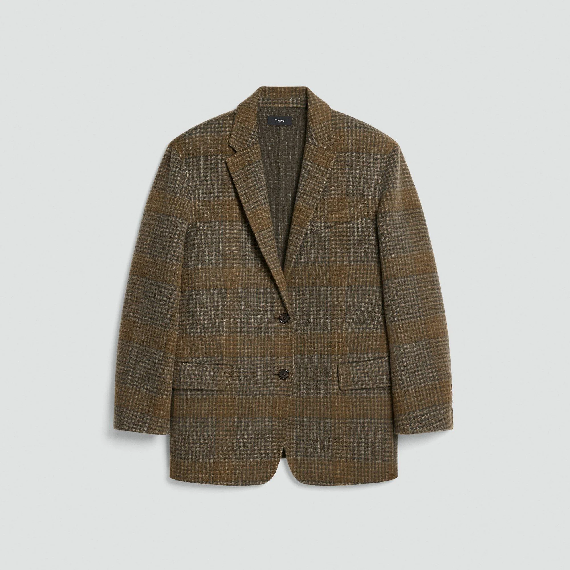 Oversized Blazer in Double-Face Wool-Cashmere - 1