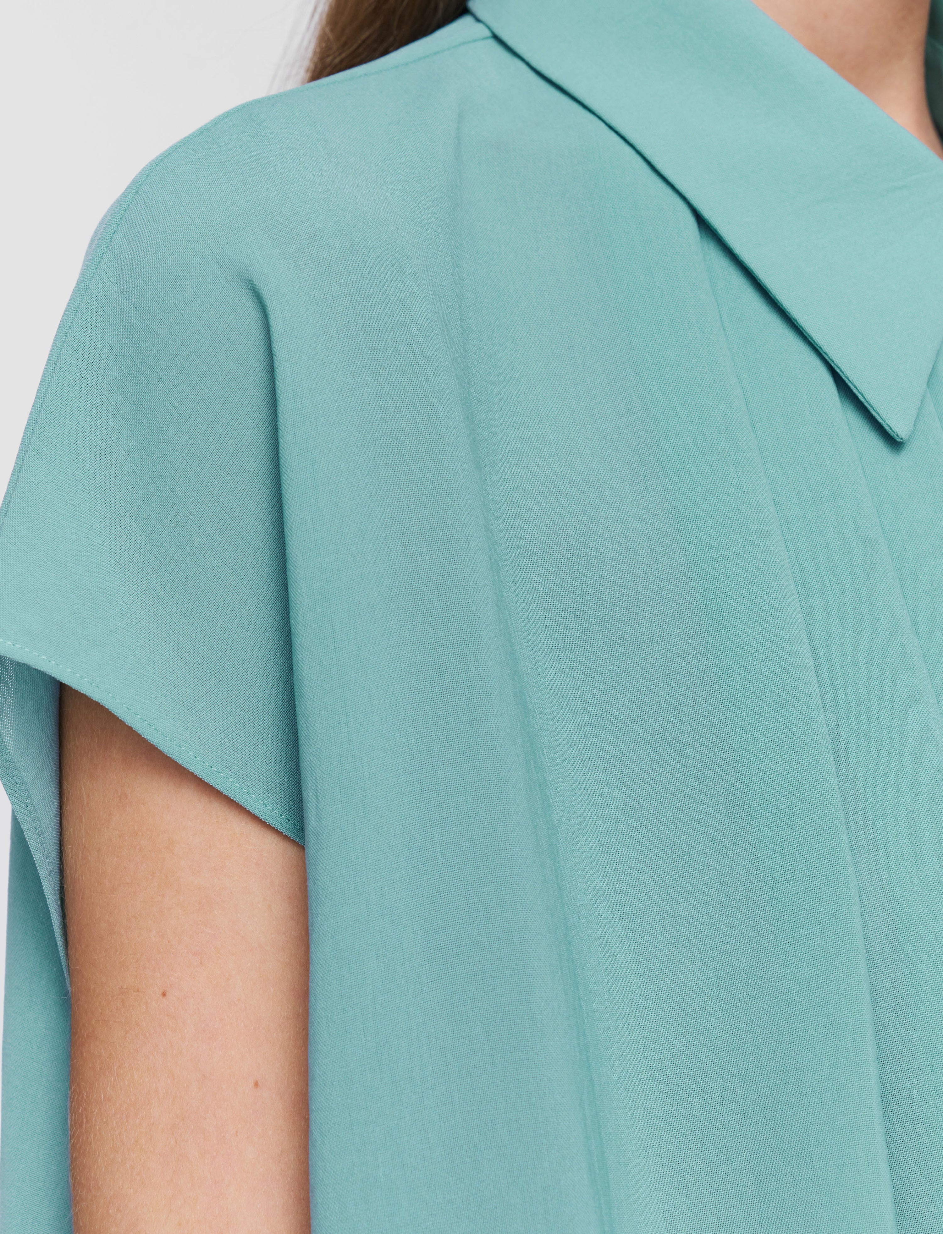 Antin Airy Plissé Blouse - 6