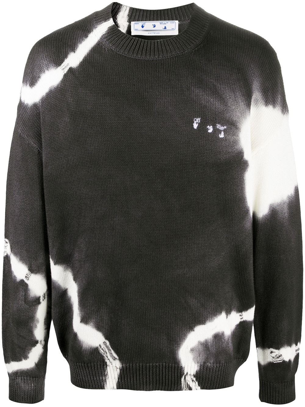 tie-dye print jumper - 1