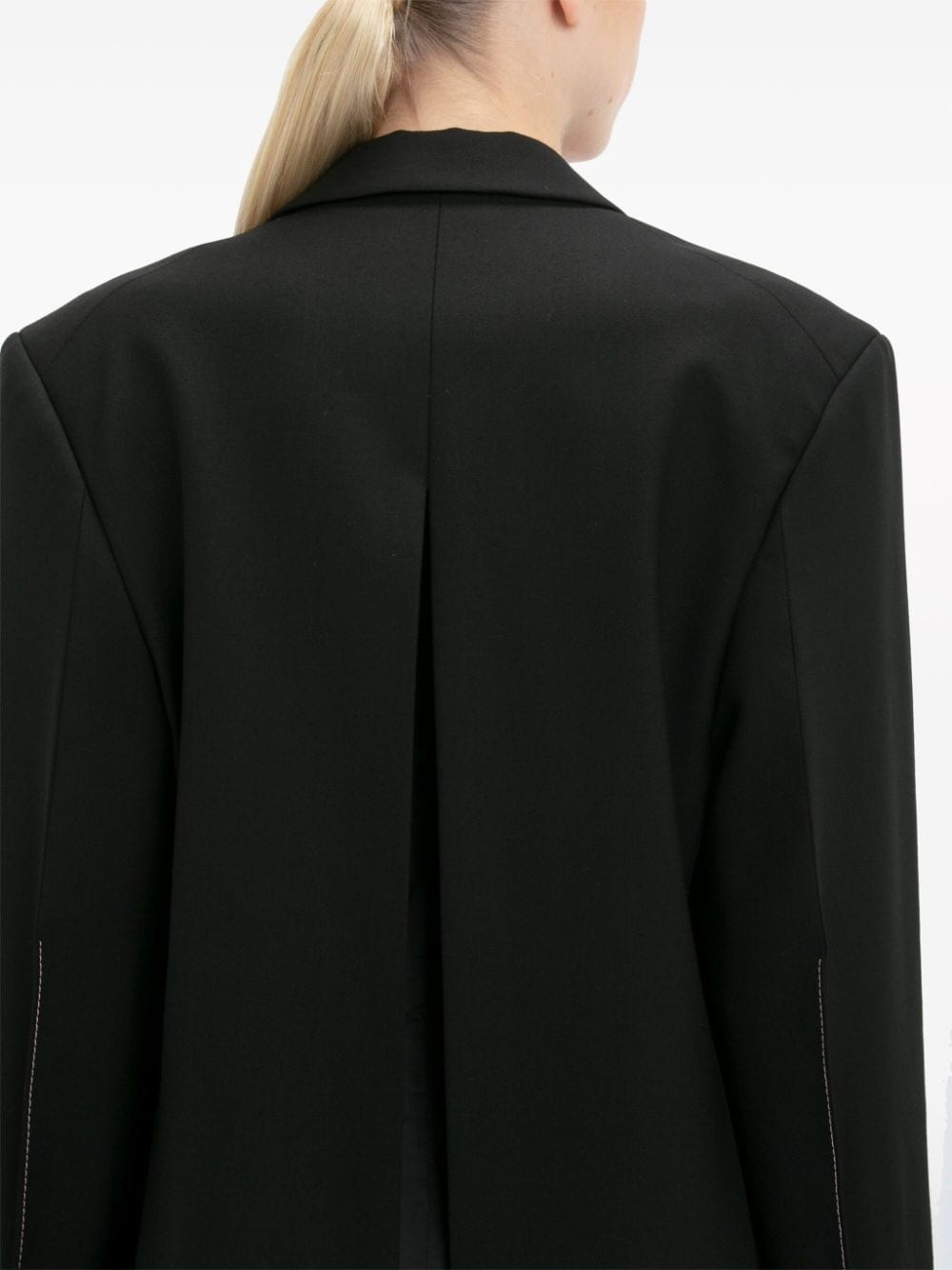 double-breasted tailored minidress - 7