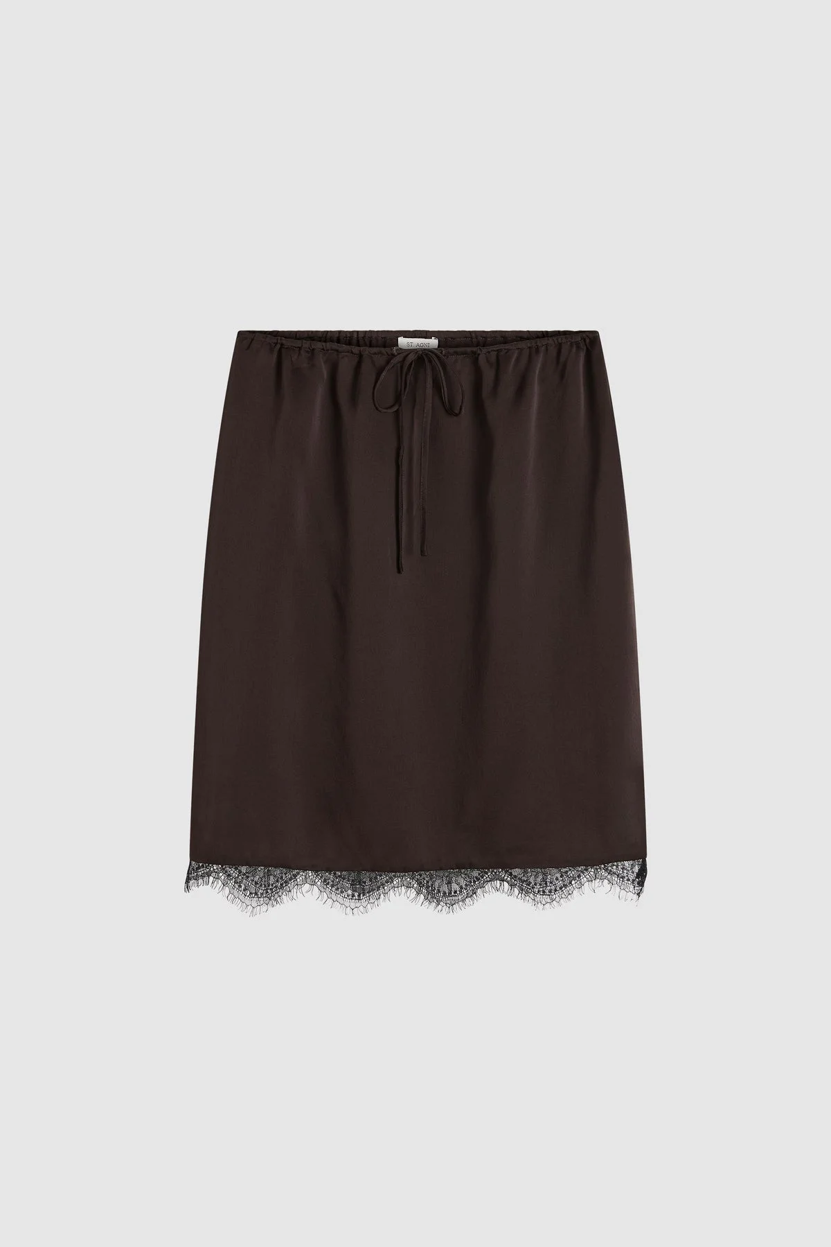 Fine Lace Skirt - Bark - 1