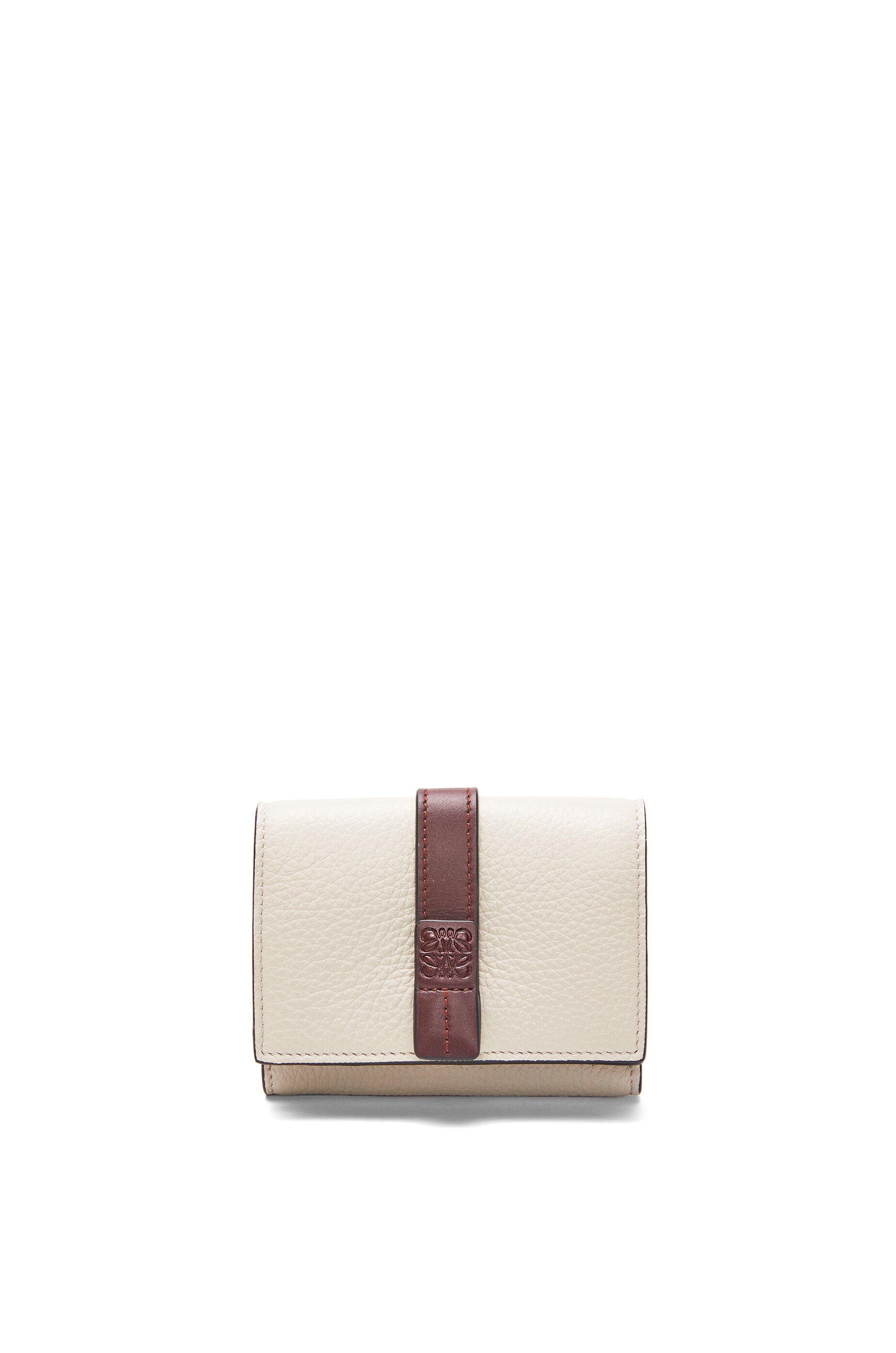 Trifold wallet in soft grained calfskin - 1