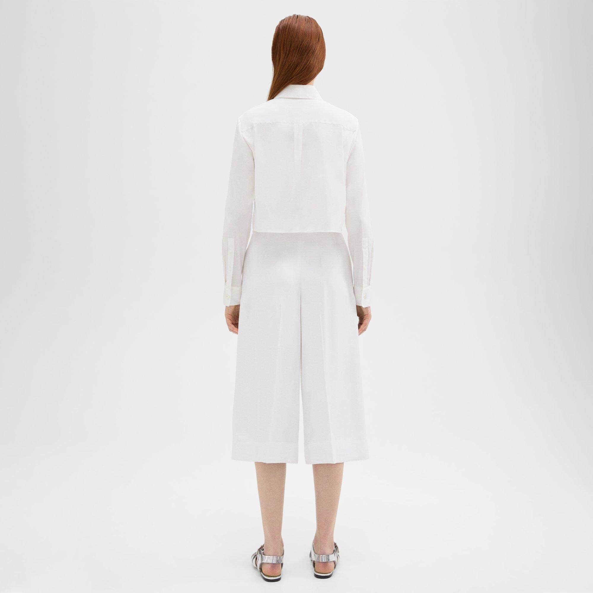 Belted Culotte in Viscose - 4
