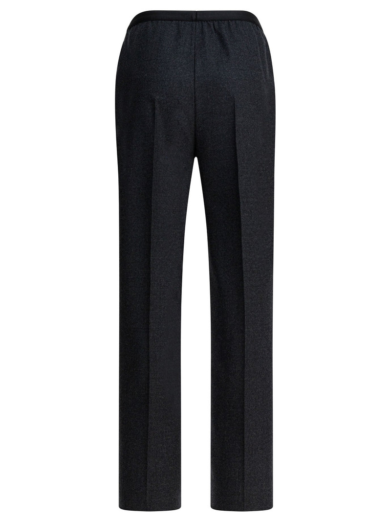 Maison Margiela Straight-Leg Pants In Wool Trousers Grey outlook