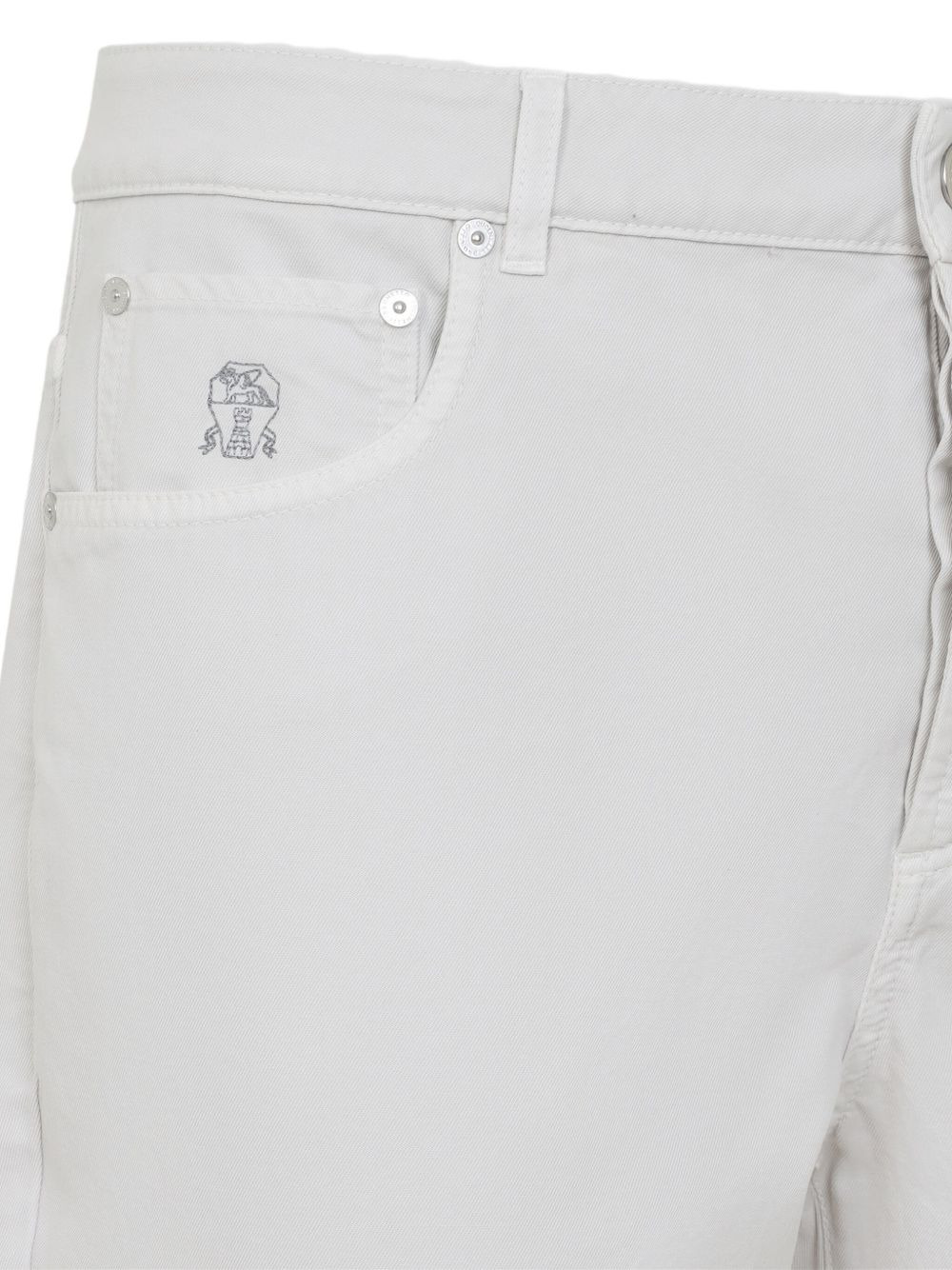 logo-patch straight-leg jeans - 3