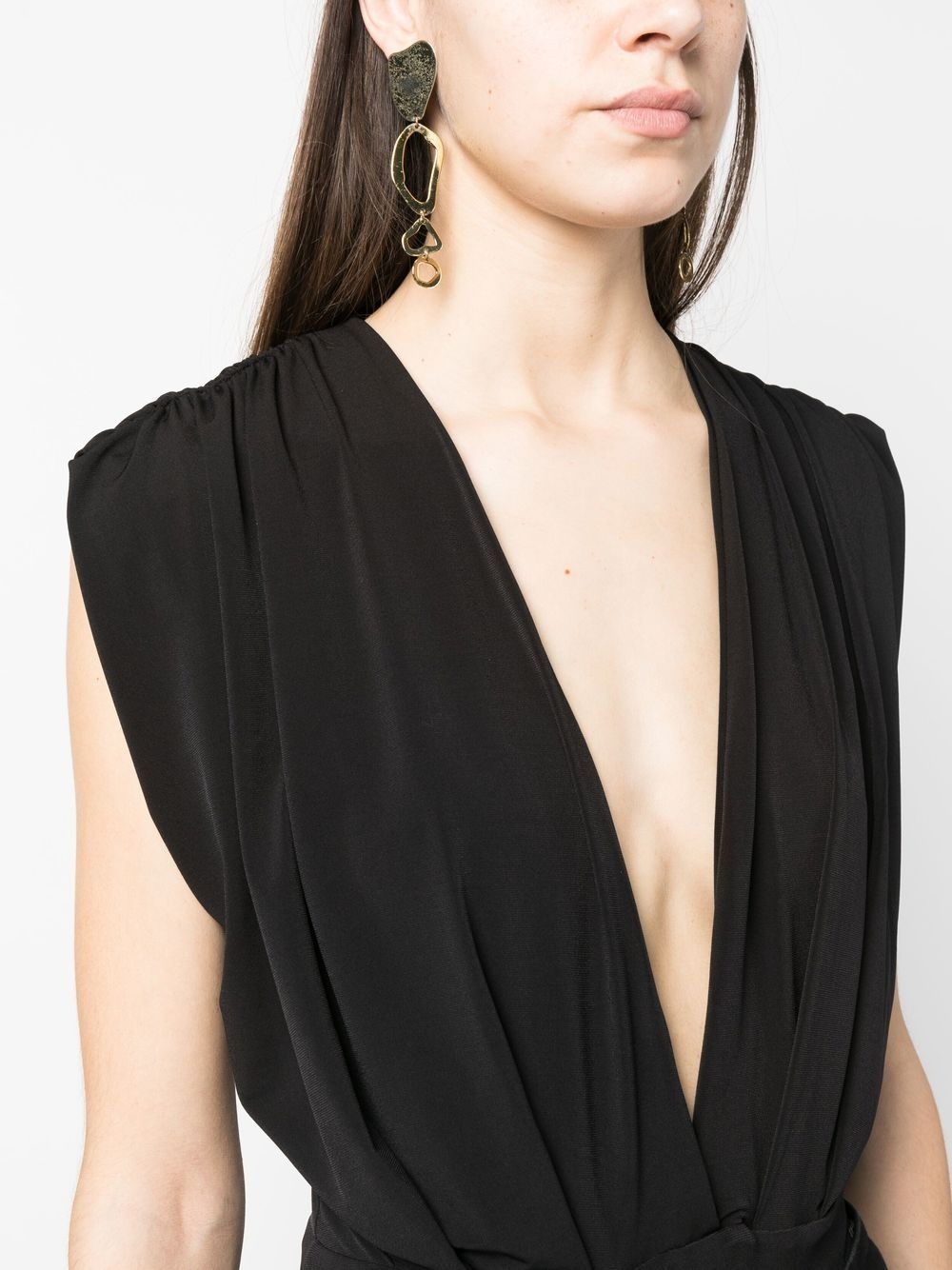 plunging v-neck bodysuit - 5