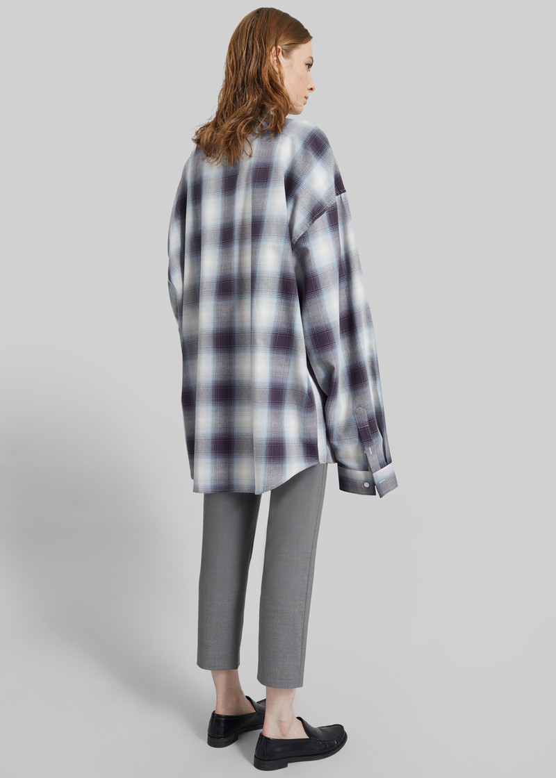 Devv Shirt - Checked Blue 7