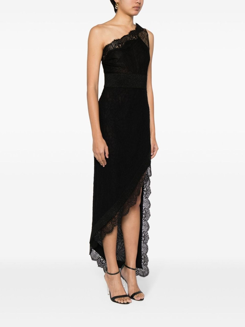 lace-detail one-shoulder dress 3