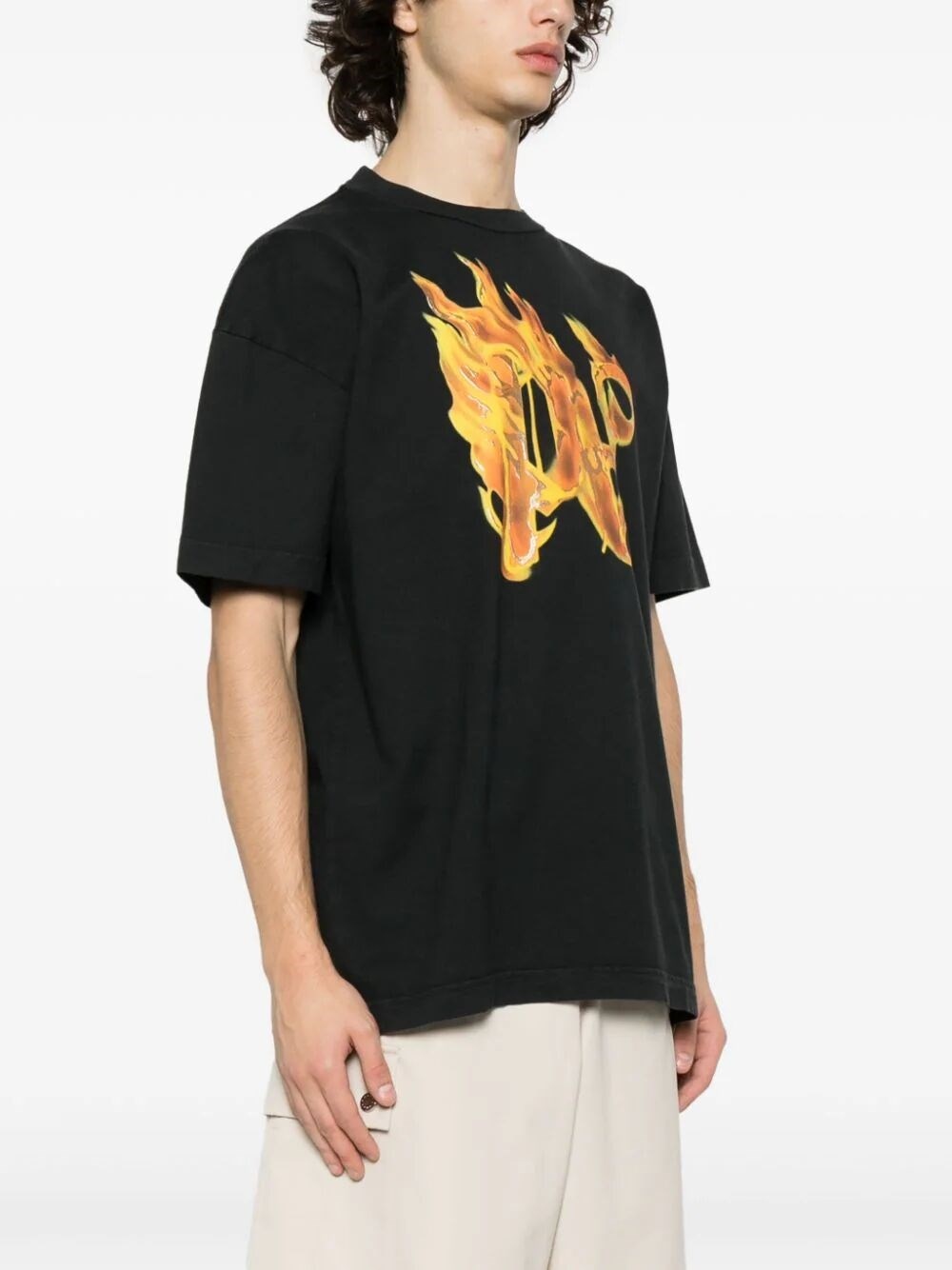 `Burning Monogram` T-Shirt - 4
