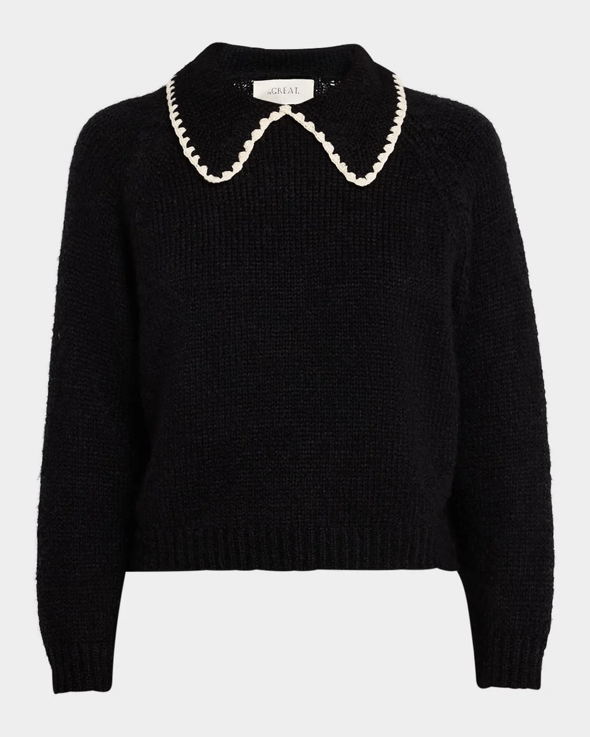 The Crochet Collar Pullover - 1