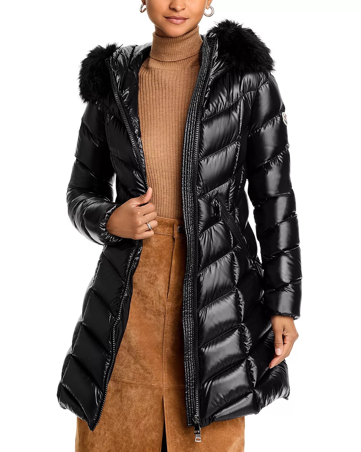 Fulmarus Faux Fur Trim Down Puffer Coat - 2