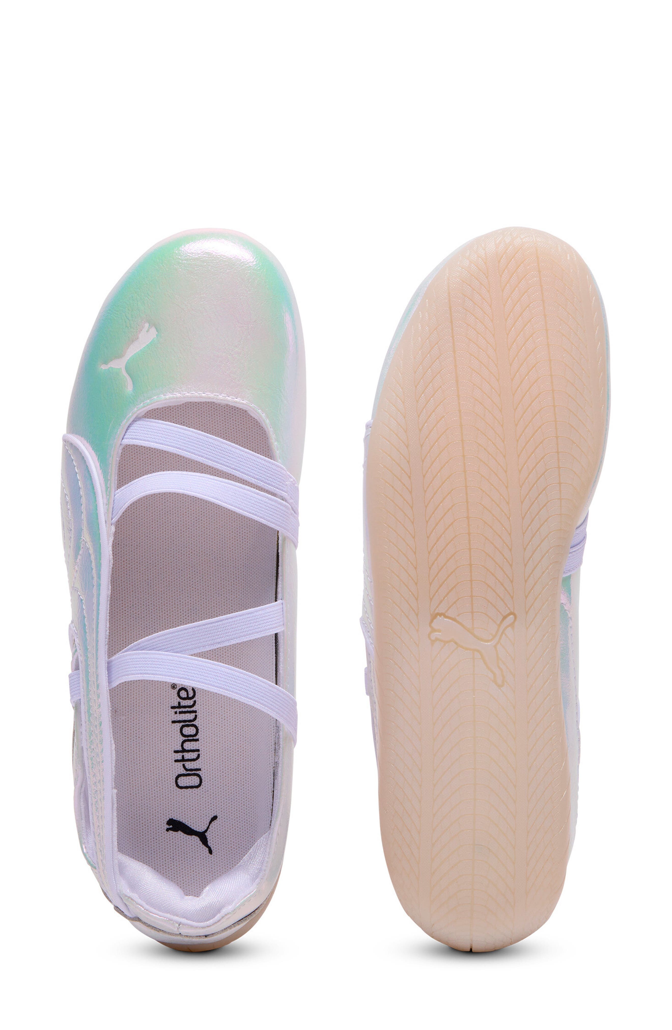 PUMA Speedcat Ballet Pearlized Sneaker in Puma White/Puma Black at Nordstrom - 5