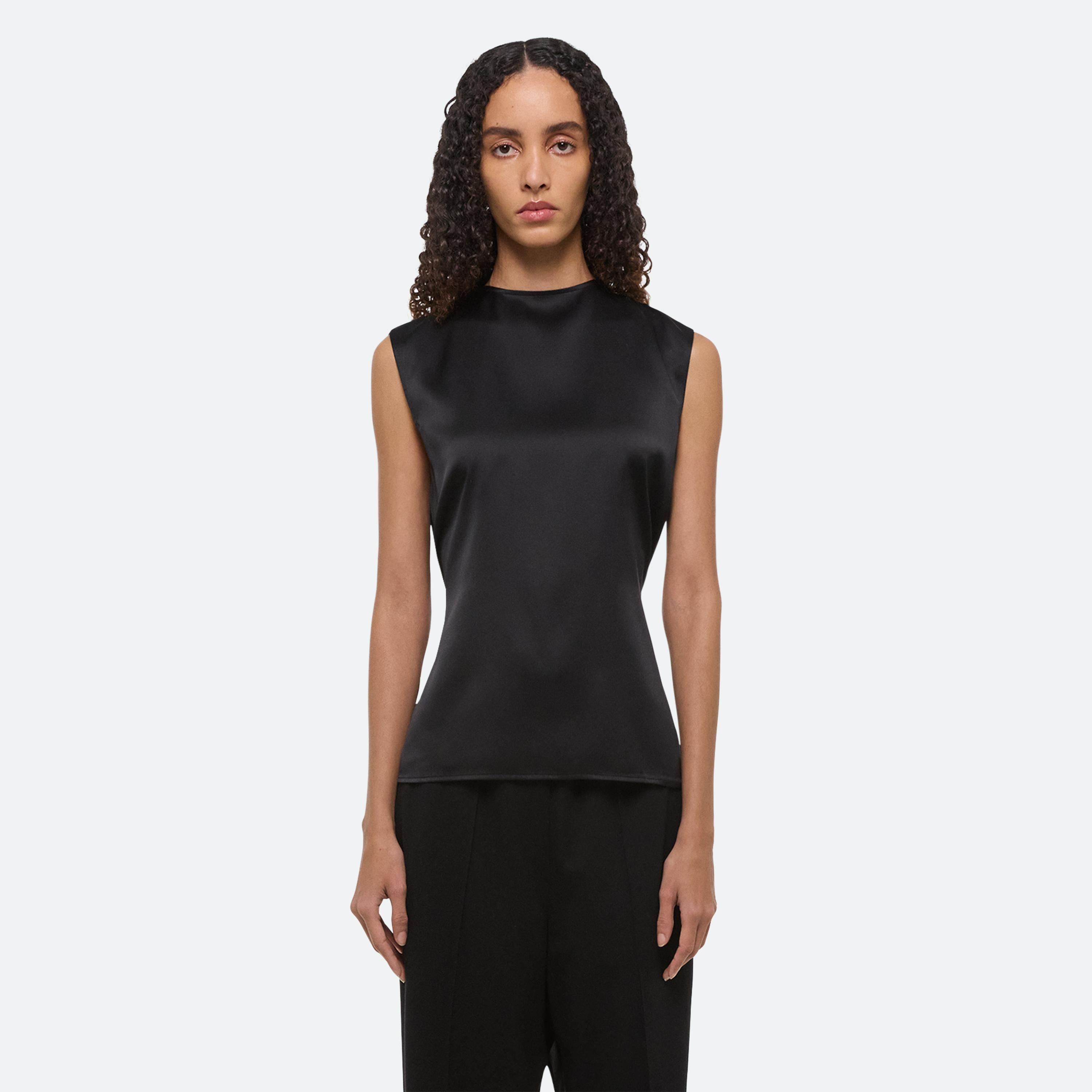 DRAPED SCARF TOP - 4