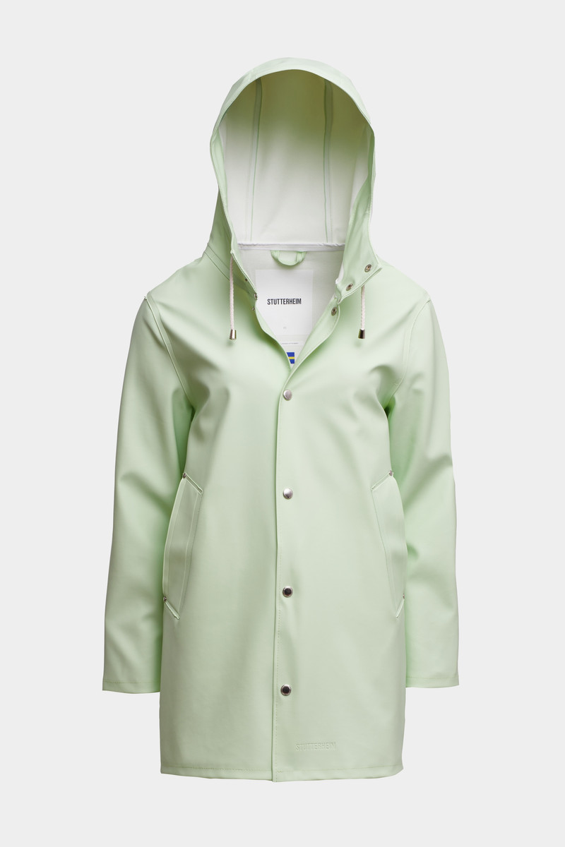 Stockholm Raincoat Seafoam Green 1